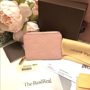 Louis Vuitton Rose Ballerine Zippy Coin Purse